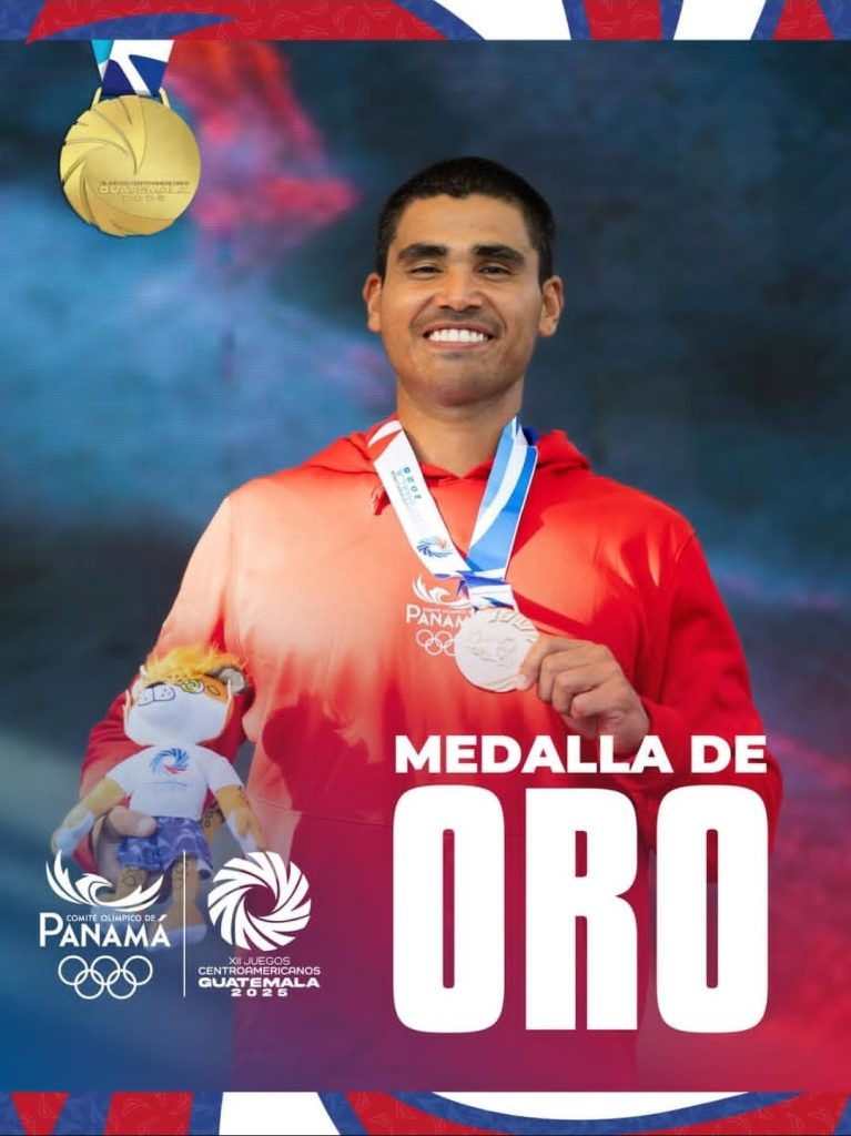 Medalla de Oro Edonays Caballero Campeon SUP Panama